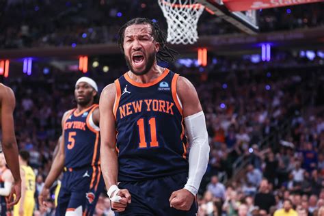 Knicks vs. Pistons results, NBA playoff updates: Jalen Brunson .